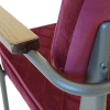 Eurosit industriële stoel in velvet vintage red - Afbeelding 5