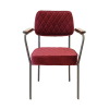 Eurosit industriële stoel in velvet vintage red - Afbeelding 4