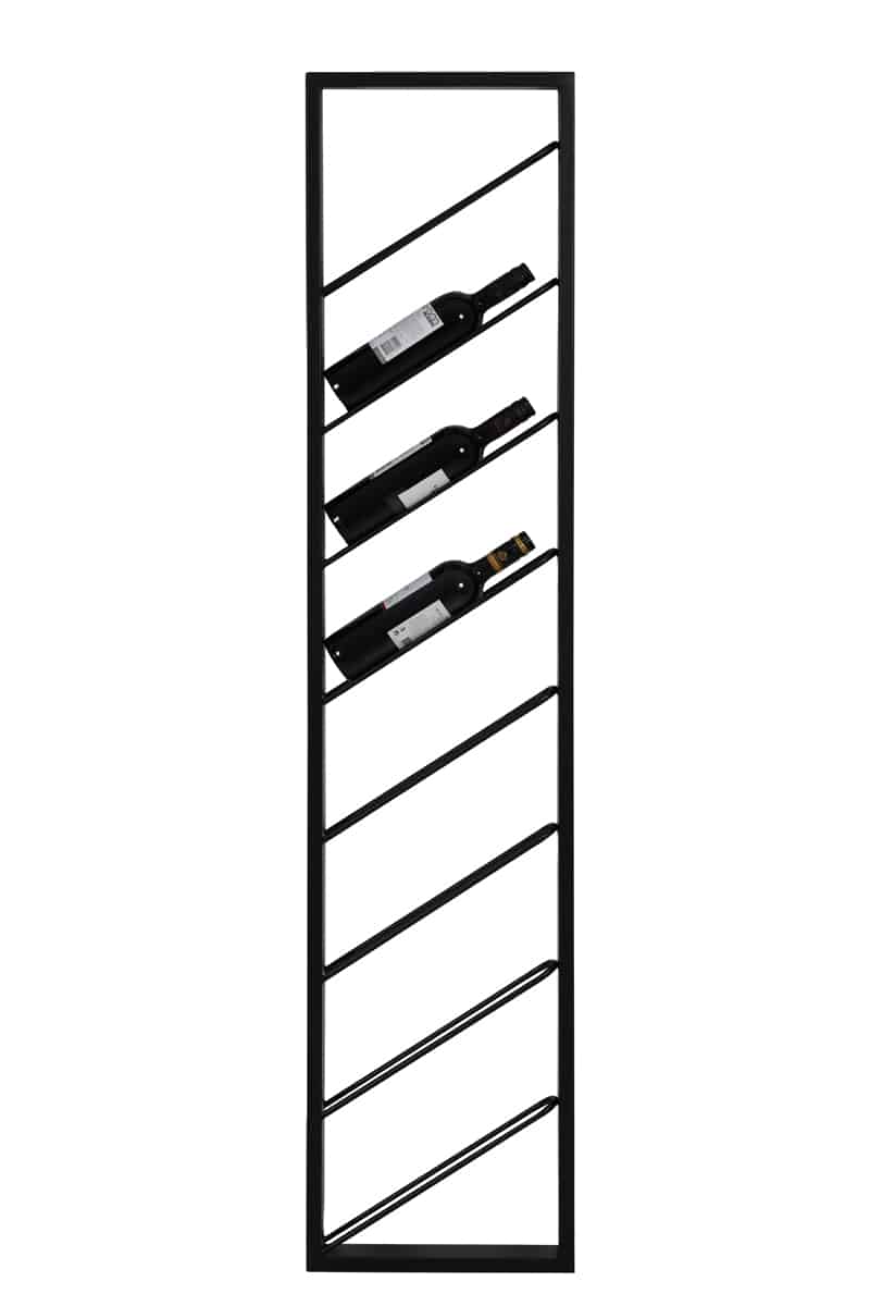 Intuïtie Iets smal Zwart metalen wijnrek Malbeo - Eurosit.Online
