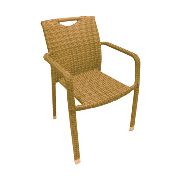 Outdoor stoel stapelbaar 17851 Honing