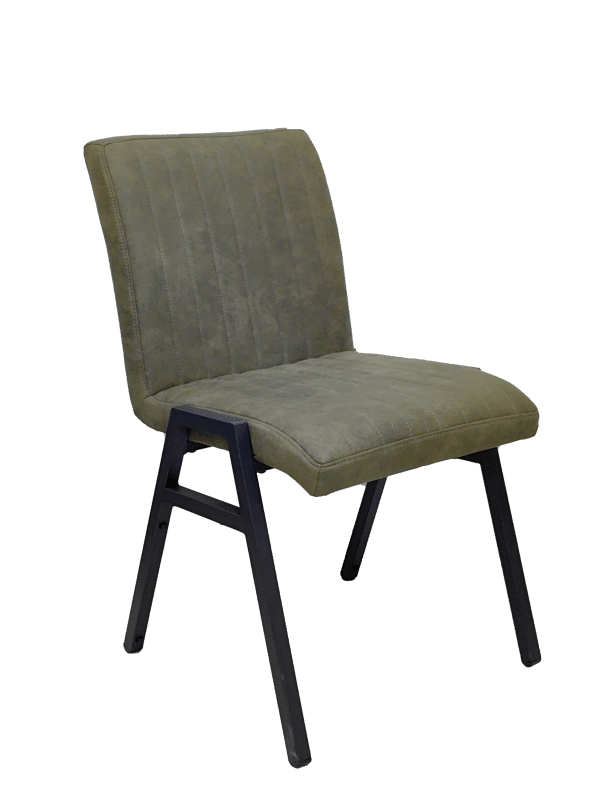 Industriele stapelstoel 12332  Vintage green