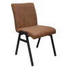 Industriele stapelstoel 12332  Cognac
