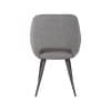 Moderne eetkamerstoel grijs Boucle - Afbeelding 2