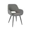 Moderne eetkamerstoel grijs Boucle - Afbeelding 4