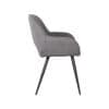 Moderne eetkamerstoel grijs Boucle - Afbeelding 6