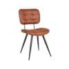 Industriele eetkamerstoel cognac Microvezel - Afbeelding 4