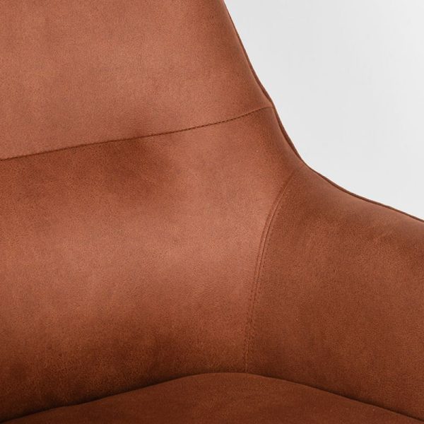 Draaibare fauteuil 12785 cognac - Afbeelding 3