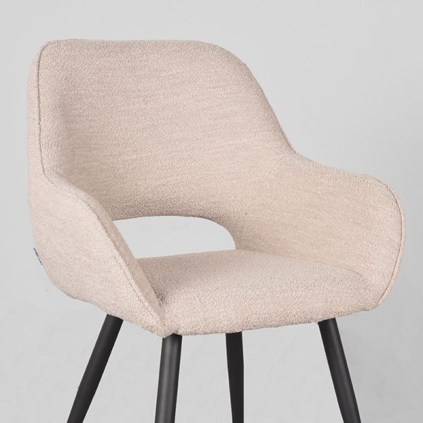 Moderne eetkamerstoel Naturel Boucle - Afbeelding 6