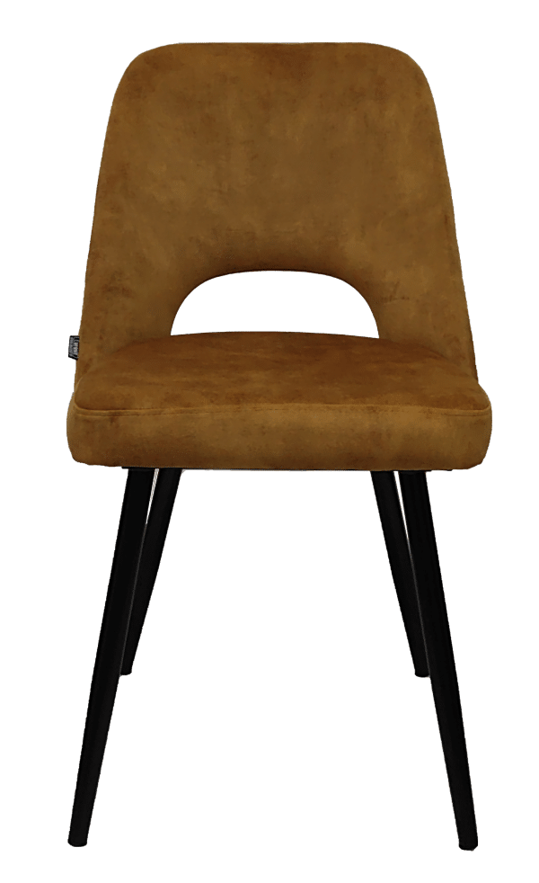 Eetkamerstoel in velvet Gold 12041 - Afbeelding 3