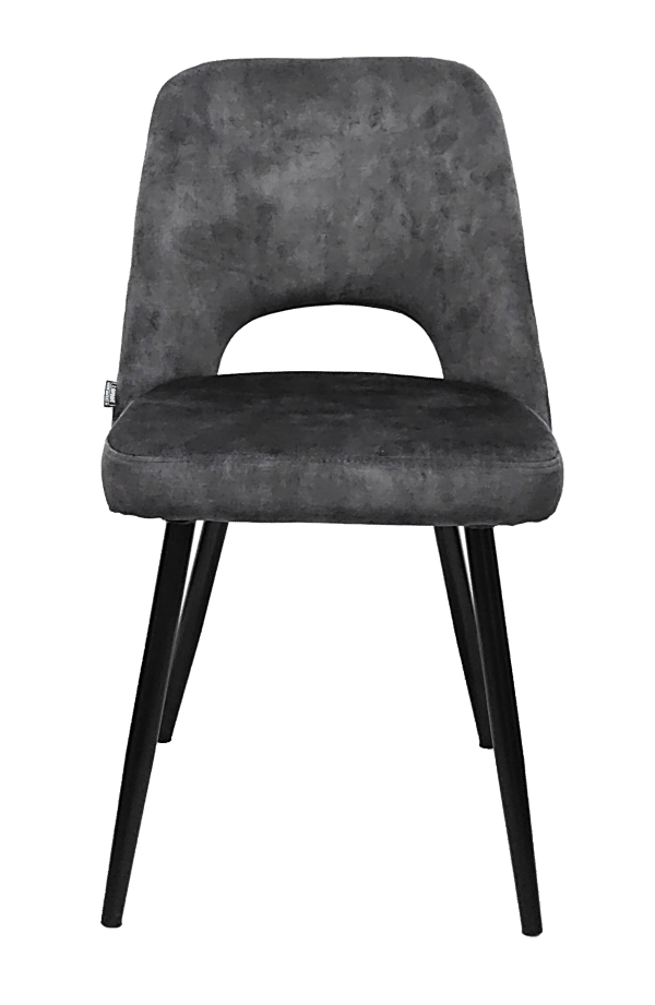 Eetkamerstoel in velvet antraciet 12041 - Afbeelding 4