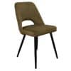 Eetkamerstoel in velvet Moss green 12041