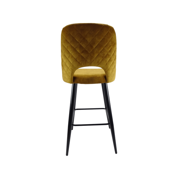 Barkruk in velvet gold 15998 - Afbeelding 3