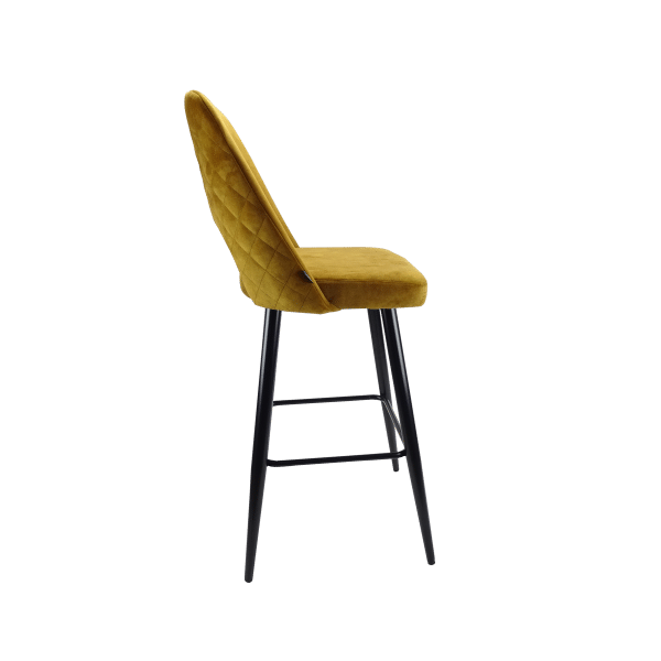 Barkruk in velvet gold 15998 - Afbeelding 2
