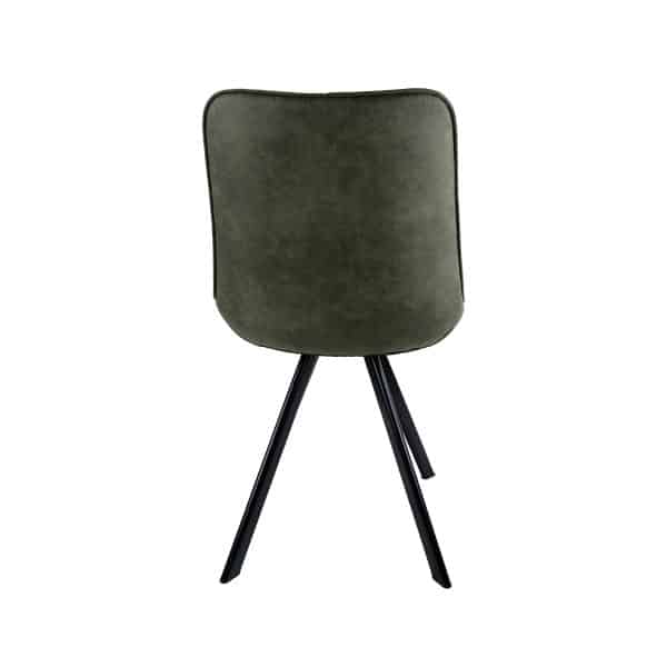 Industriele eetkamerstoel in vintage cowboy green - Afbeelding 3